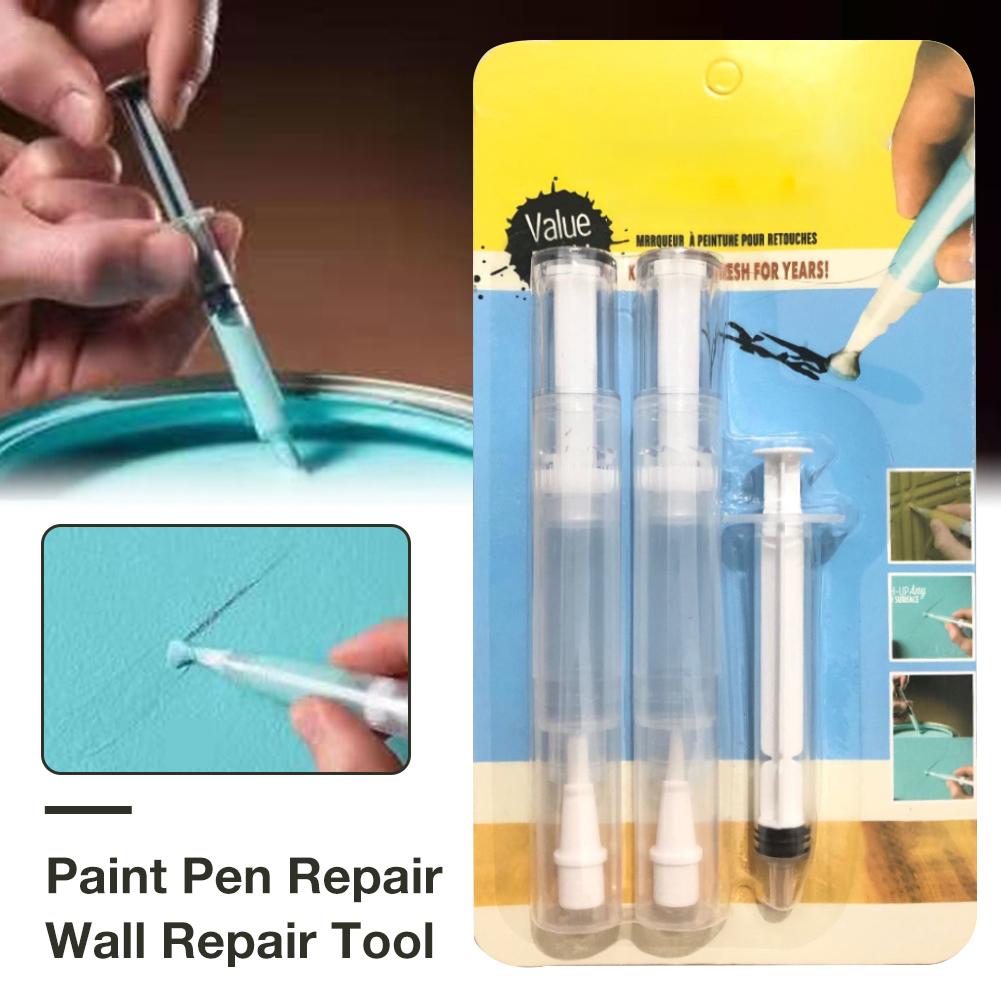 Verf Pen Reparatie Muur Reparatie Tool Patchen Tool Slobproof Touch-Up Invulbare Kwast Pen voor Interieur Verf: Default Title