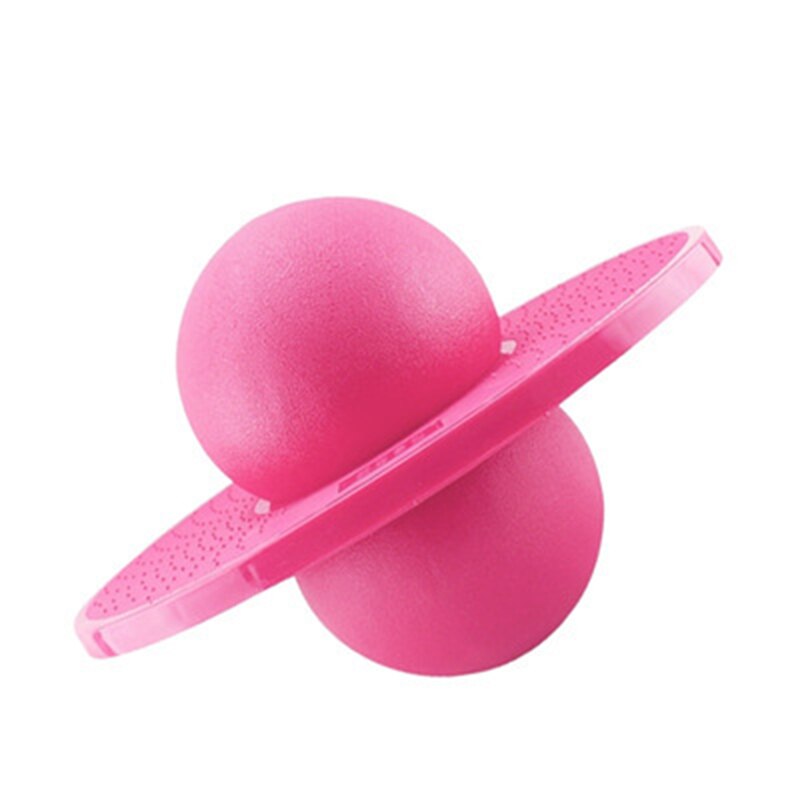 Hopper Pogo Ball Balance Board Hop Bounce Jump Fitness Planet Jumping Toy SAL99: Pink