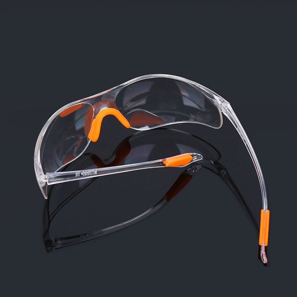 Clear Anti-impact Factory Lab Outdoor Work Eye Protective Safety Goggles Glasses
