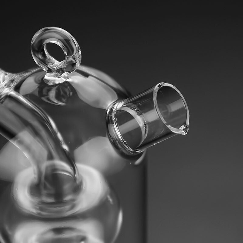 Double Layer Sauce Oil Bottle 2 in 1 Vinegar Glass Bottle Condiment Seasoning Sealed Kitchen Storage Bottles Jars