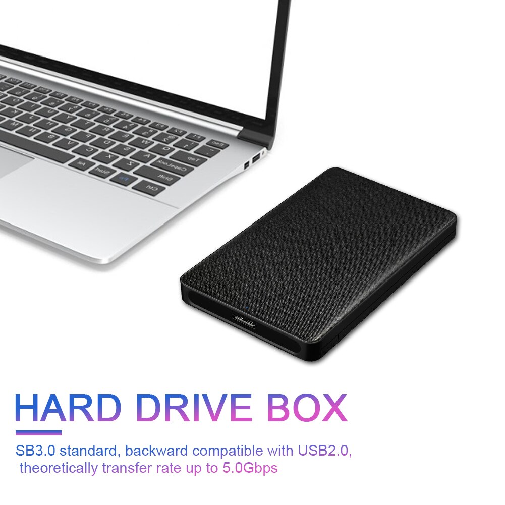 Uthai G10 Usb 3.0 Mobiele Harde Schijf Doos 2.5 Inch Sata Harde Schijf Box Ssd Sliding Cover Grid Textuur Mobiele externe Hdd Behuizing