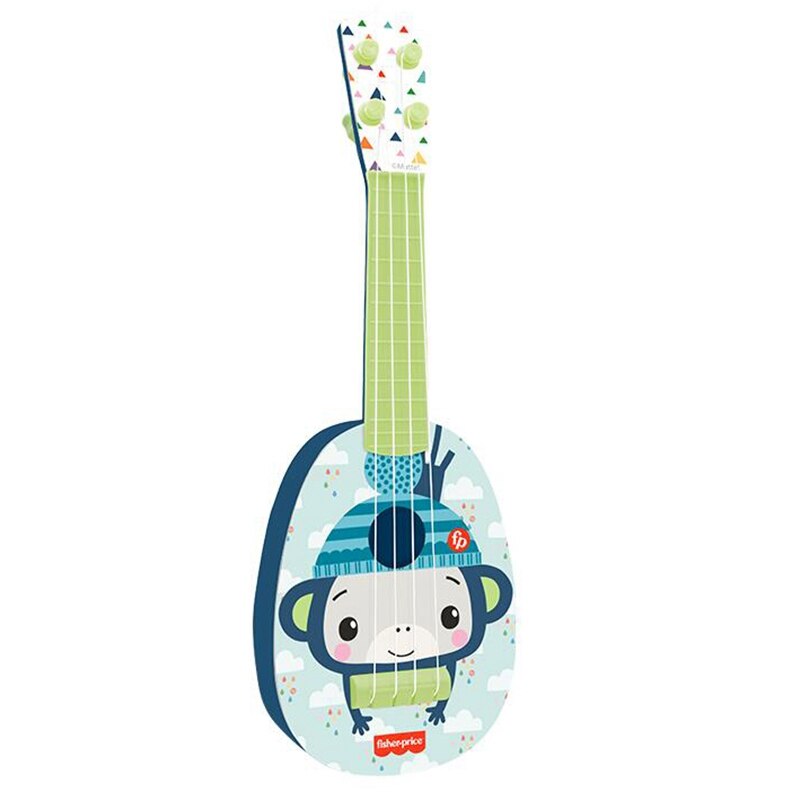 Mini-ukulelen für babys und #39 , kleine gitarrenspielzeuge, musikinstrumente zum spielen für jungen und mädchen: Dunkles khaki