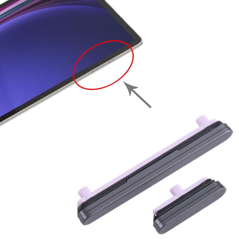 1 zestaw mocy + przycisk regulacji głośności dla Samsung Galaxy Tab S9 Plus SM-X810 X816 x 818