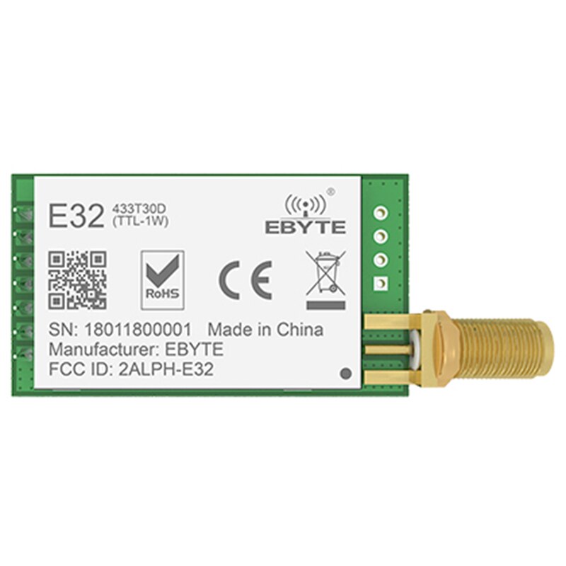 EBYTE 868MHz LoRa SX1276 Rf Transmitter Receiver Wireless RF Module E32-868T20D UART Long Range 868 Mhz Rf Transceiver: Default Title