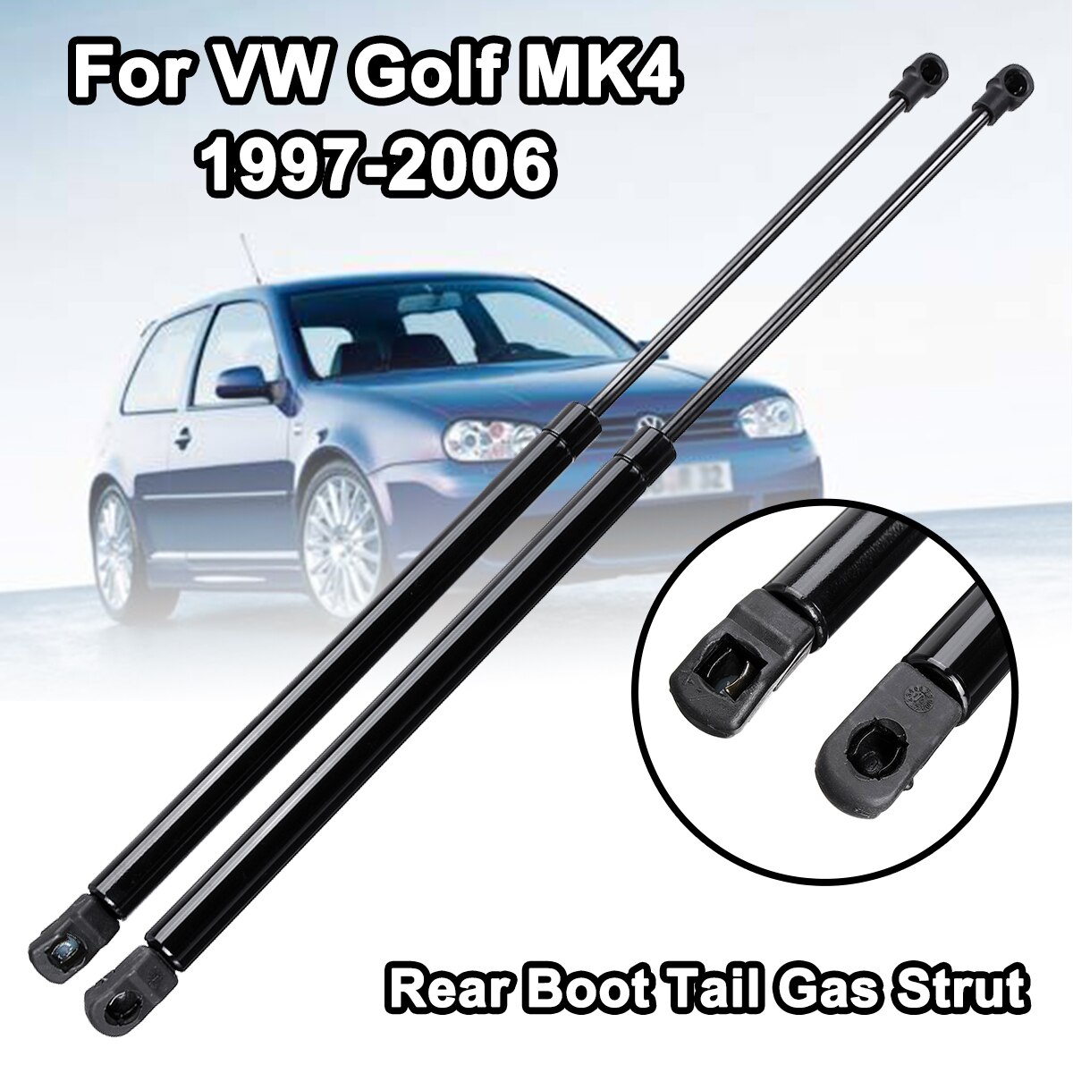 1Pair Car Rear Trunk Tail Lift Supports Gas Strut Rod Arm Shocks Damper