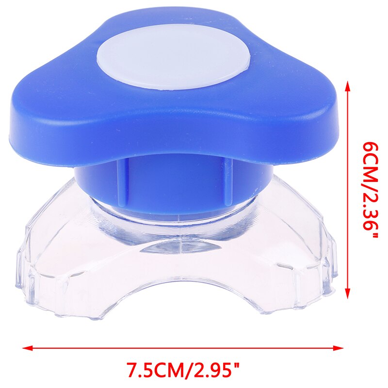 1PCS Multifunction Pill Crusher Grinder Tablets Pills Crush Grind Powder Storage Box Cutter Portable Tablet Crusher Grinder: Blue