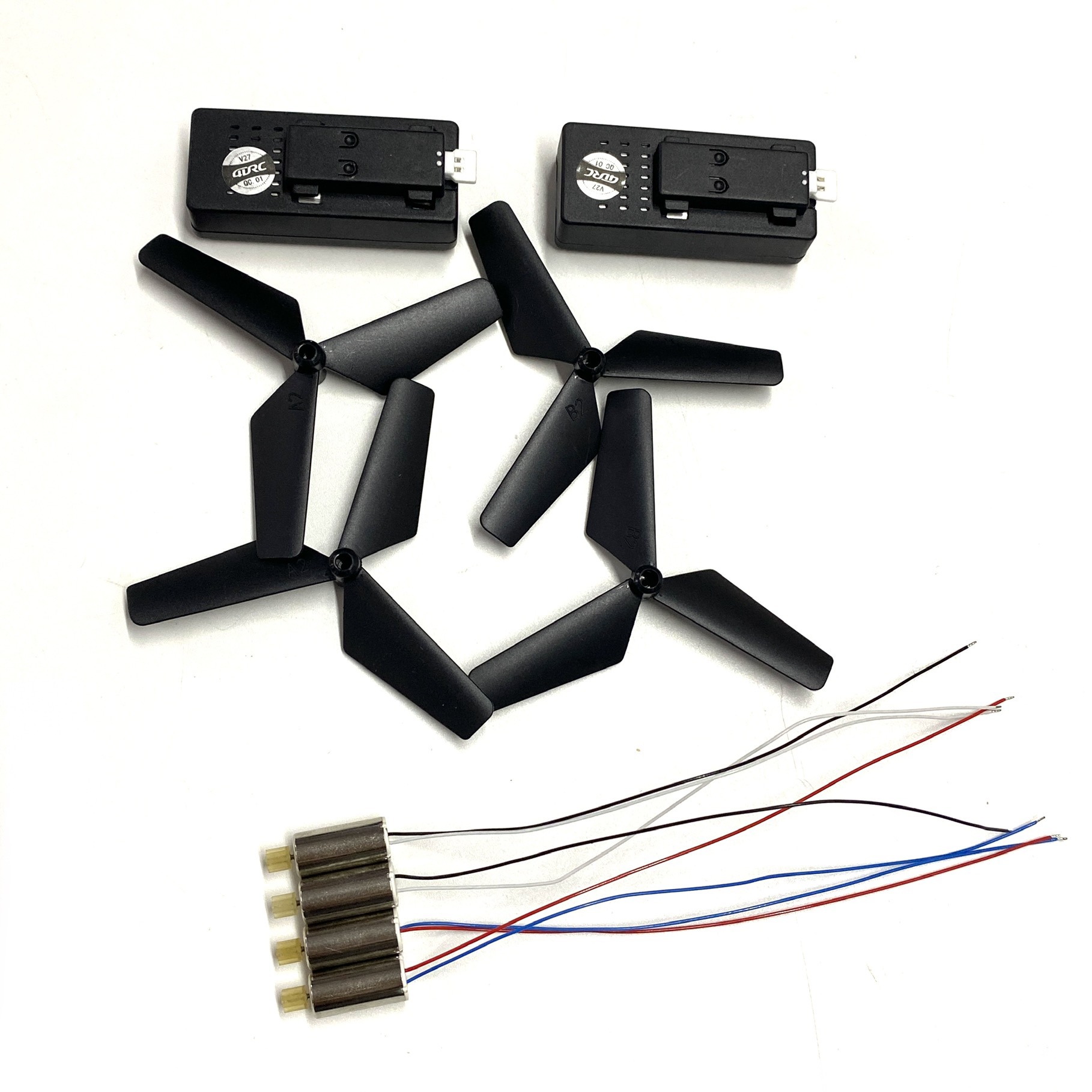 3.7V 1000Mah Batterij Voor 4d-v27 Schuimzweefvliegtuig 4drc V27 Rc Vliegtuig Batterijen Accessoires: WHITE