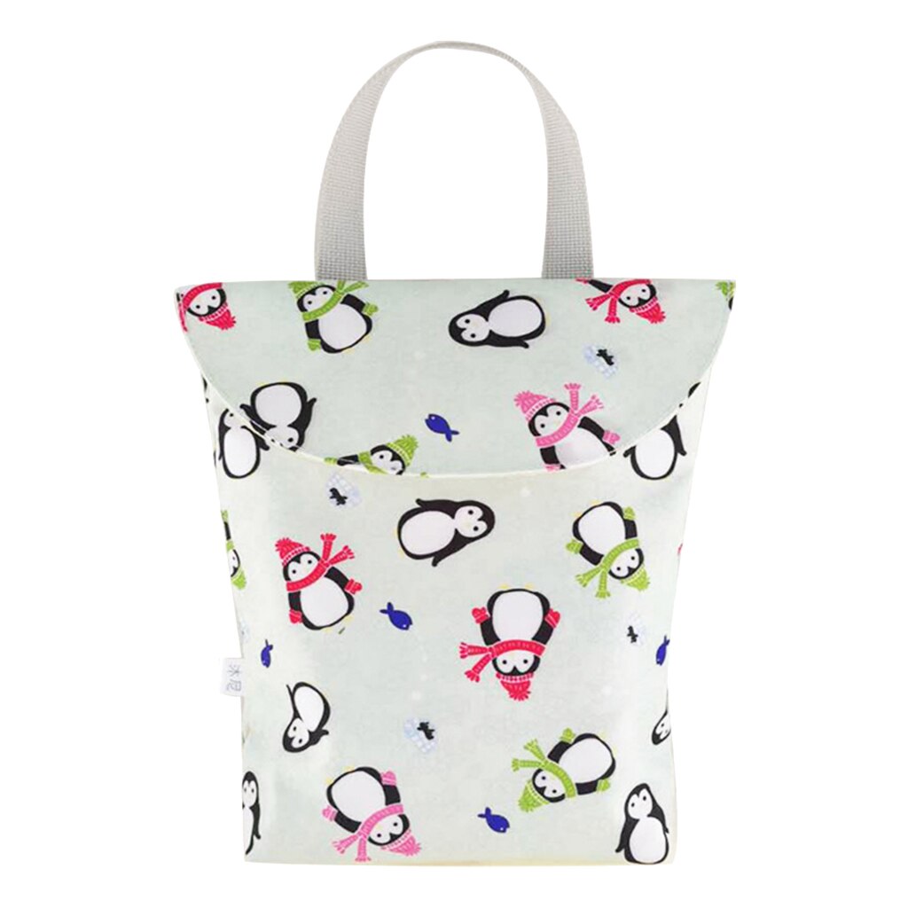 Multifunktionale Kleinkinder Windel Tasche Spielzeug Organizer Reise Windel Tasche Reusable: S Penguin
