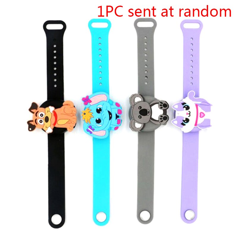 1pc Reusable Wristbands Hand Sanitizer Dispensing Portable Bracelet Wristband Hand Dispenser Wrist Support: M