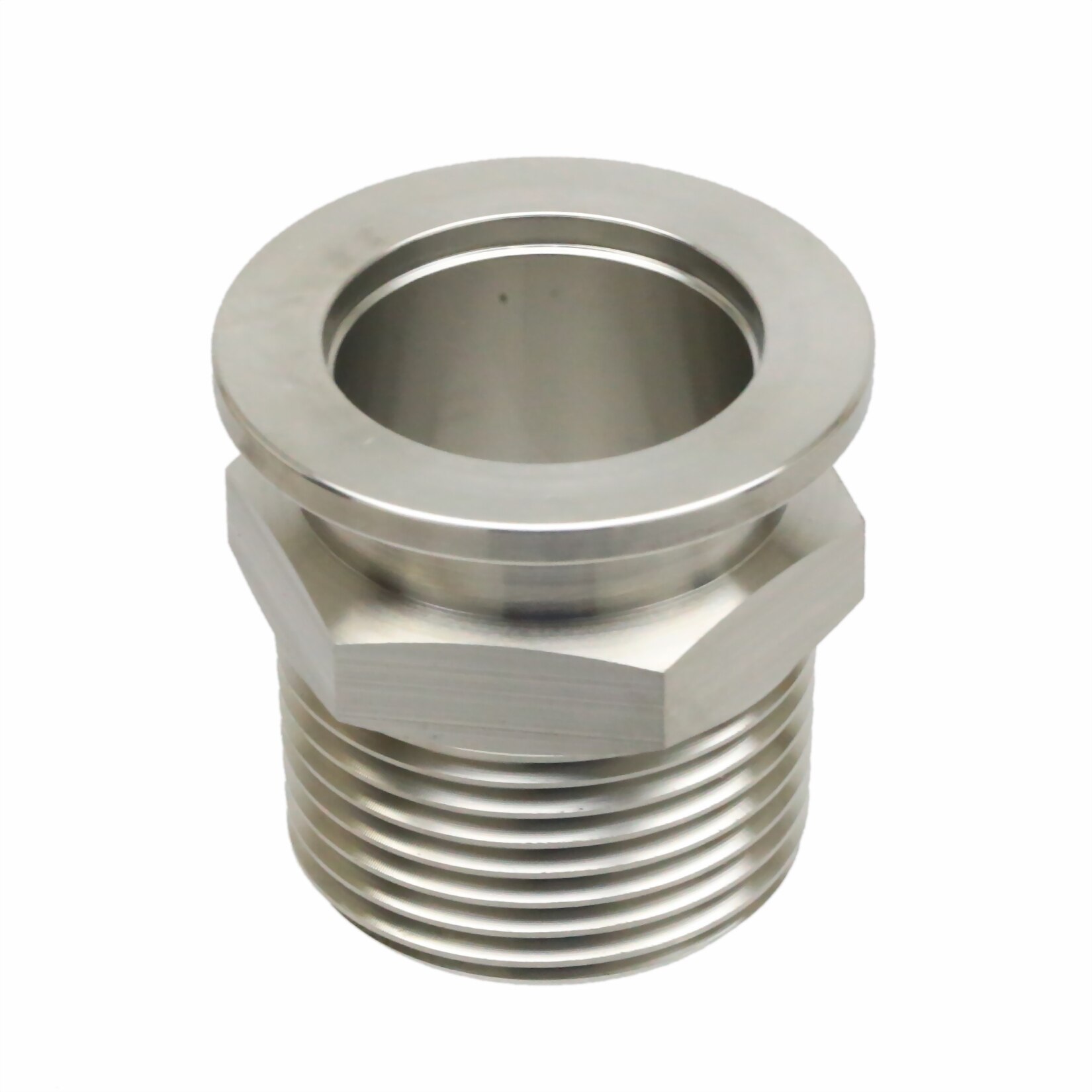 ISO-KF25 (NW/KF-25) to 1" inch Female PT Pipe Threads adapter Vacuum Flanges Fitting SS304 Stainless Steel 304