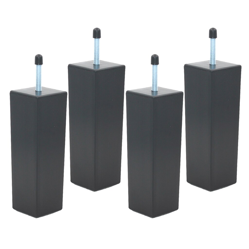 4 pièces lit Riser meubles jambes inachevé chignon pieds pour armoire canapé meuble TV causeuse commode 15cm