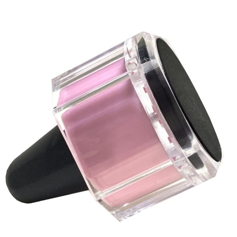 Car Multi-Function Mobile Phone Bracket Air Outlet Navigation Out Bracket Circular Magnetic Suction Port With Aromatherapy: pink