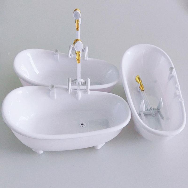 Doll House Automatic Circulating Water Bathtub Bathroom Accessories V2T7