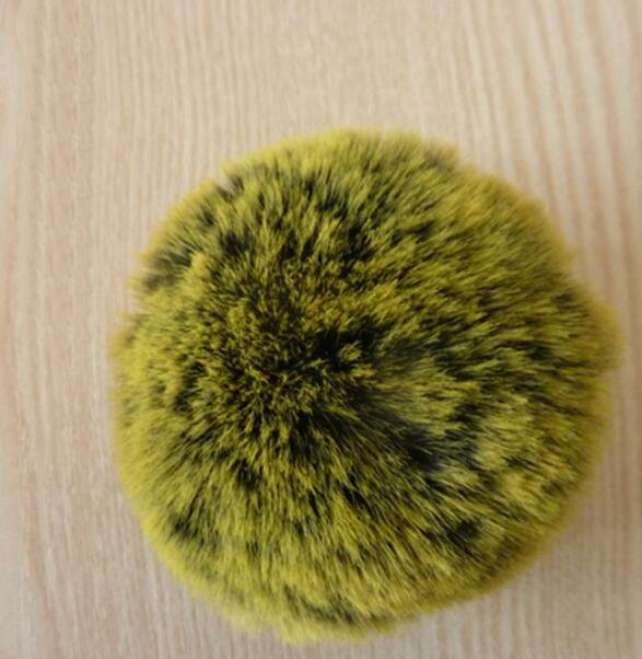 20 Stuks Faux Fur 8Cm/3.15Inch Pluizige Pom Pom Bal Met Elastische Lus Sleutelhanger Accessoires: 4