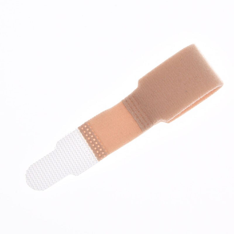 1pc Teen Vinger Stijltang Hamer Teen Hallux Valgus Corrector Bandage Teen Separator Spalk Wraps Voetverzorging Levert: nude