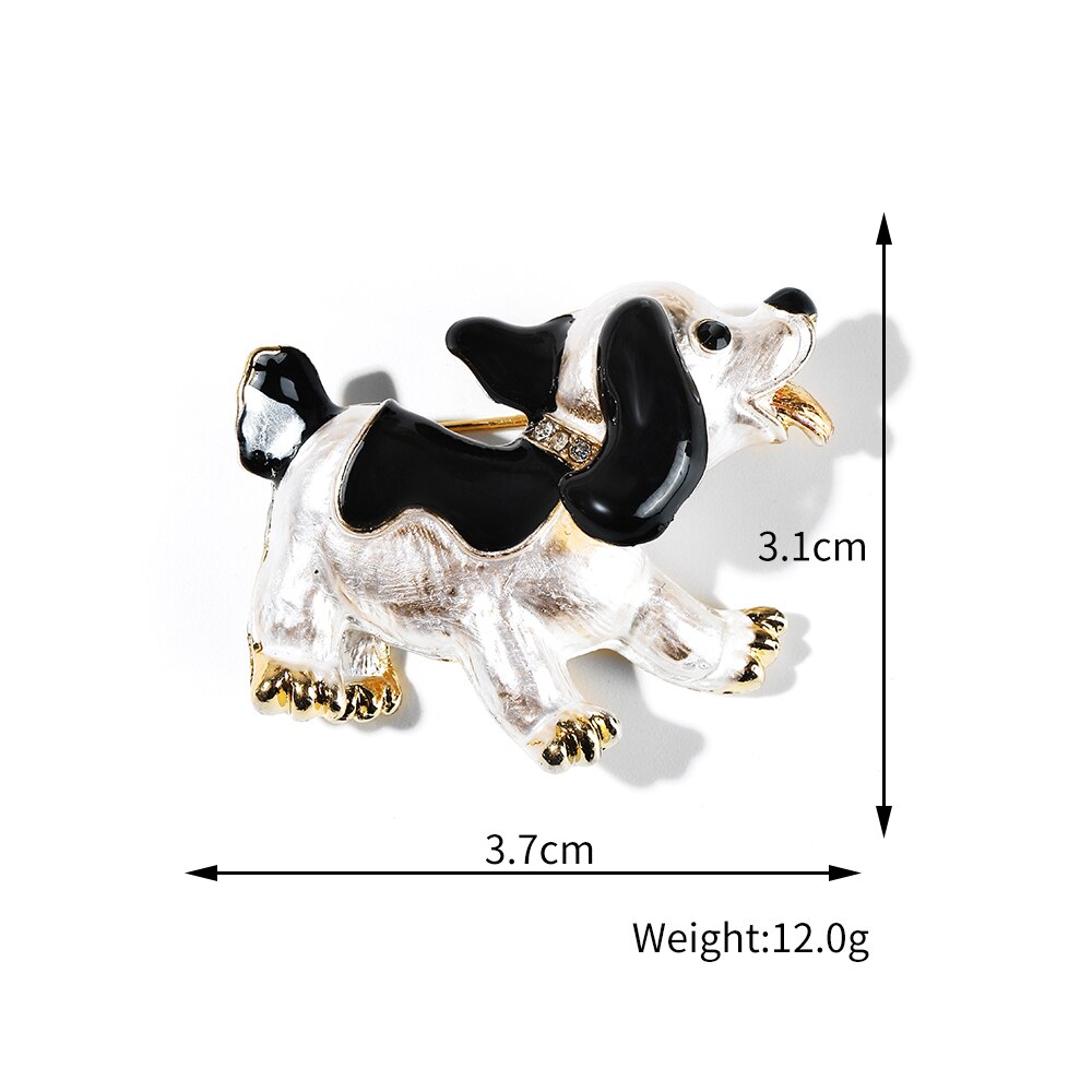WYBU Cute Squirrel Puppy Brooch For Boy Girls Animal Brooch Pin For Friend Gold Plated Mouse Admiral General Broche Jewelry
