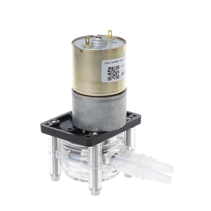Dc 12/24v peristaltiske pumper stor flow doseringspumpe vakuum akvarium lab analytisk
