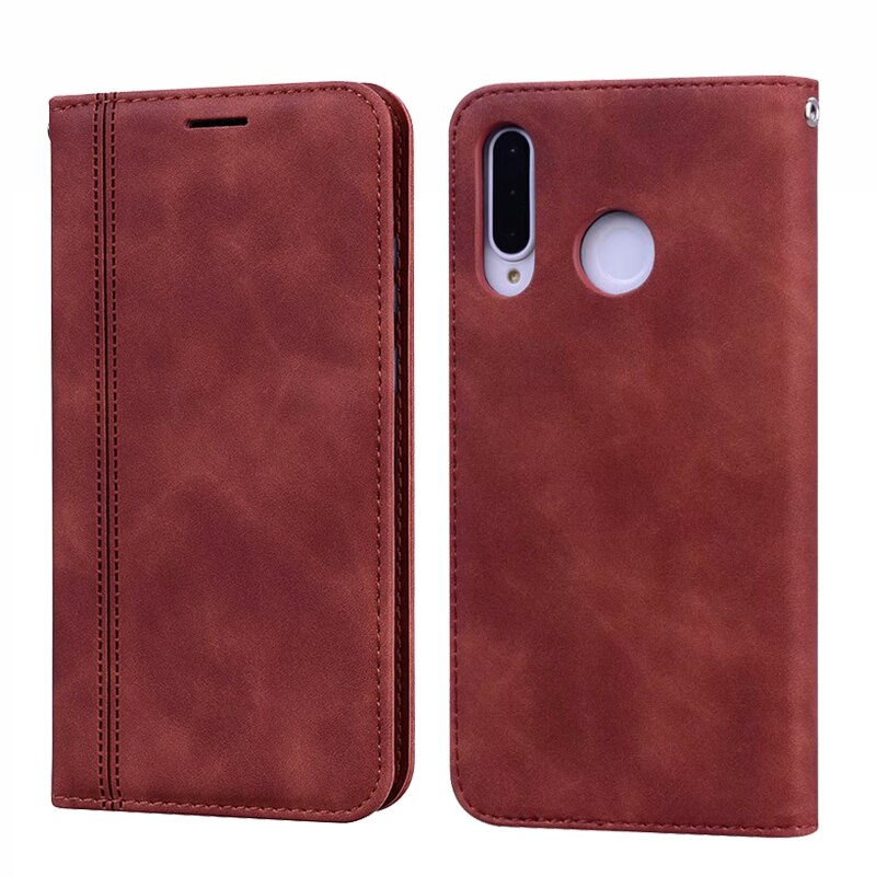 Business Case For Hauwei P30 lite Magnetic Phone Holster on Huawei P30Lite Light MAR-LX1A Leather Cover for Huawei P30 lite etui