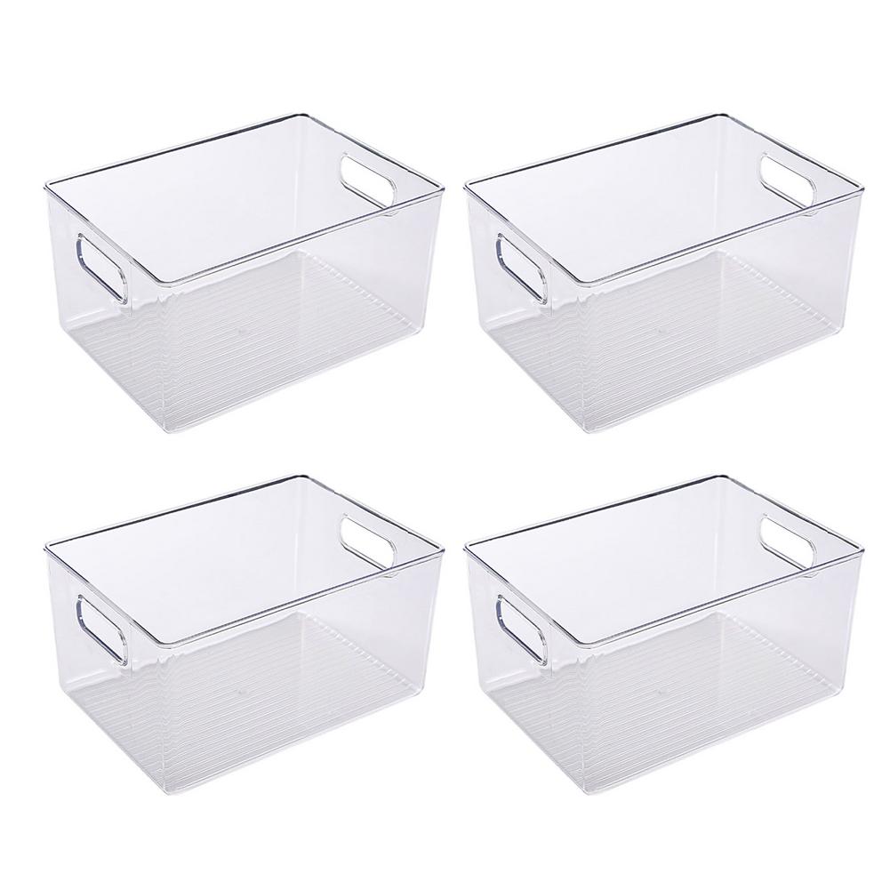 Multi Keuken Koelkast Vriezer Ruimte Saver Organizer Thuis Voedsel Transparante Plastic Organizer Container Koelkast Opbergdozen