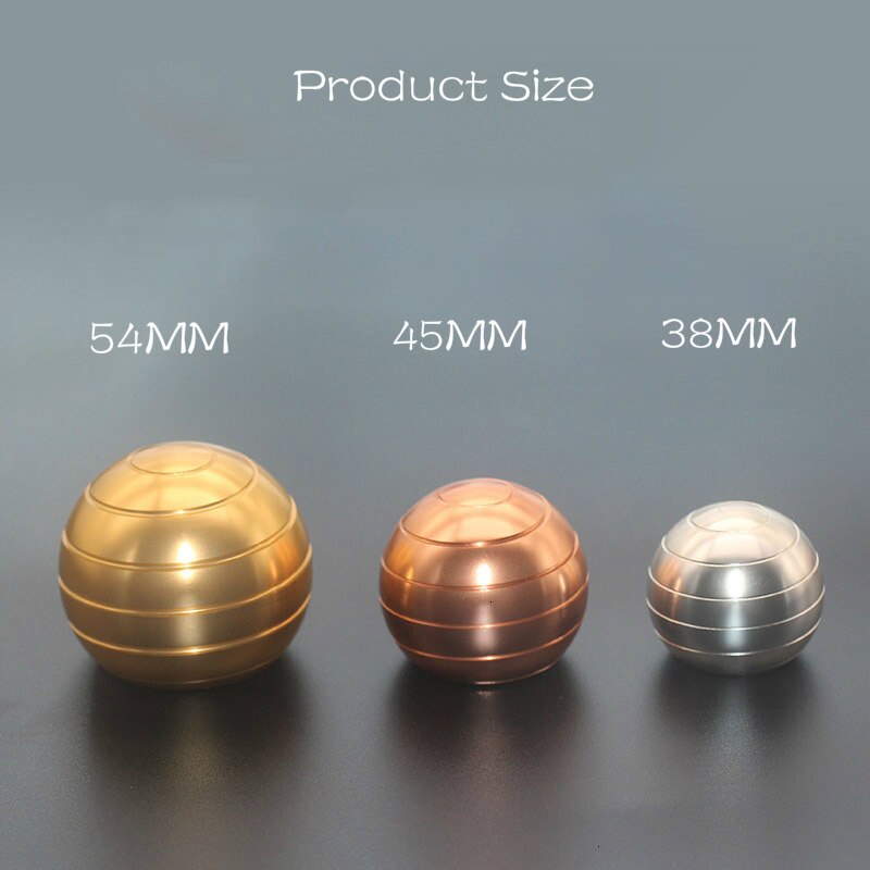 Lllusion Che Scorre Desktop Sfera Spinning Top Giocattoli Per I Bambini di Età Sferica Giroscopio Ufficio Limitatrice di Pressione di Decompressione Regalo