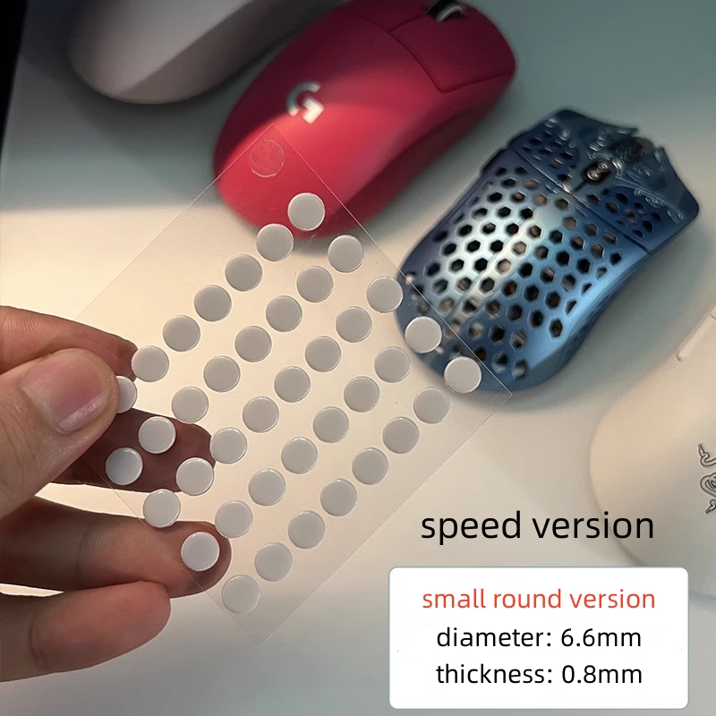 Ultraglide klein runden Punkt PTFE Maus Rollschuhe DIY Mäbenutzen gleiten Fuß Eis Kontrolle Geschwindigkeit Ausführung Verschleißfeste Esports Universal-