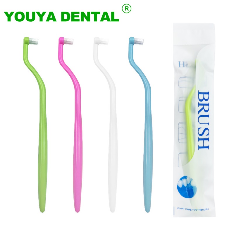 5pcs Orthodontische Tandenborstel Rager Single-Beam Zacht Haar Platte Kop Tandenborstel Tanden Reinigen Mondhygiëne Gereedschap