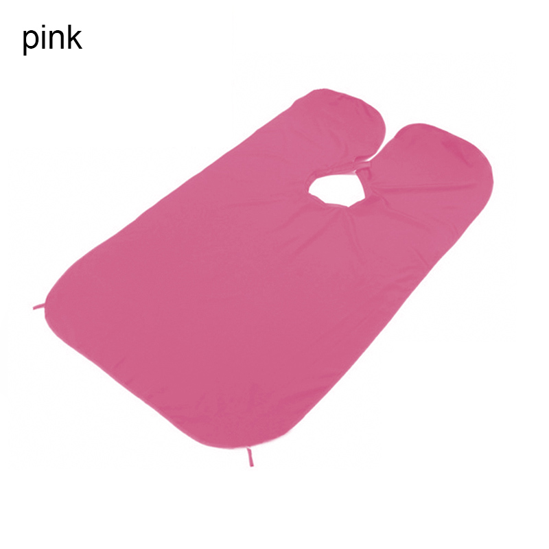 Barbe rasage tablier homme salle de bain tablier barbe soin nettoyer rassembler tissu bavoir cheveux rasage tablier imperméable tissu à fleurs: Rose
