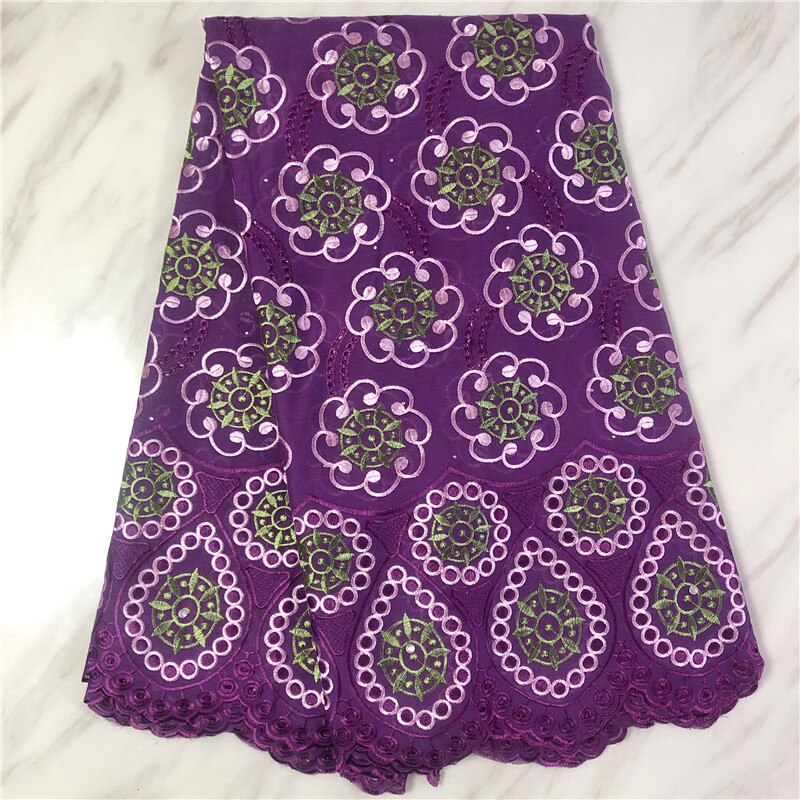 Tessuto Tulle - Pizzo Mano Seta Ricamato Con Pietre E Con Paillettes Motivo Astratto Acquamarina