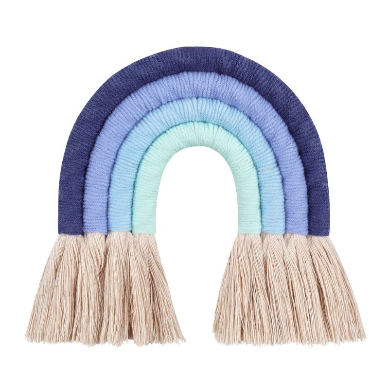 Bonitos adornos colgantes de cereza para pared, decoración de algodón de estilo nórdico para habitación de niños, dormitorio de bebé, decoración para en el hogar