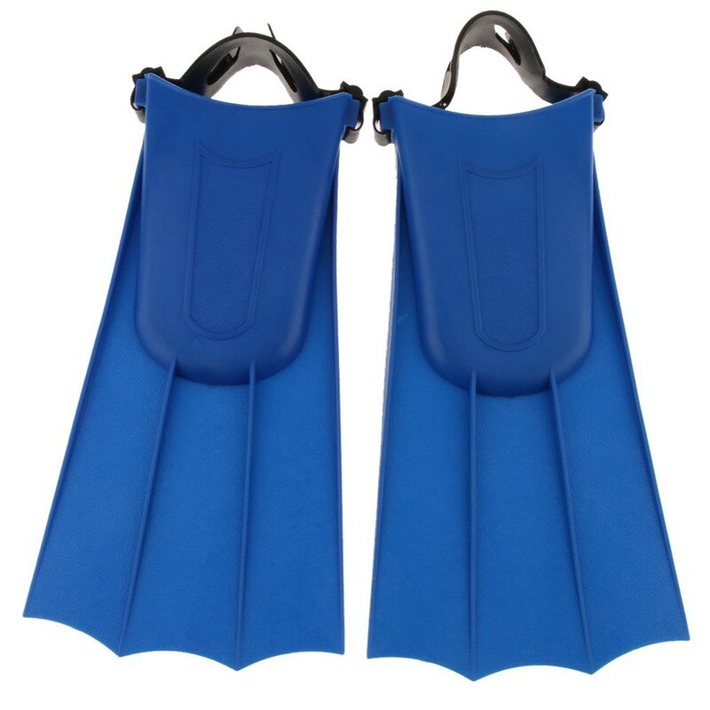Aletas de natación con aletas ajustables para niños y adultos-azul, XL: 40-44: Default Title