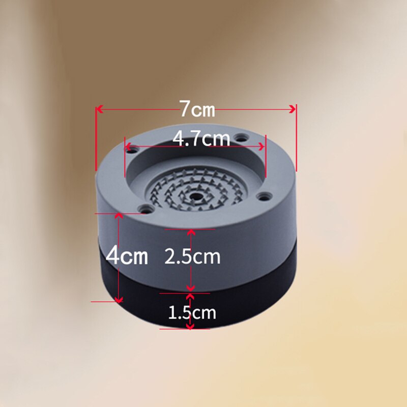 4 Pcs Washing Machine Refrigerator Mute Rubber Mat Anti Vibration Anti Shock Pad SUB