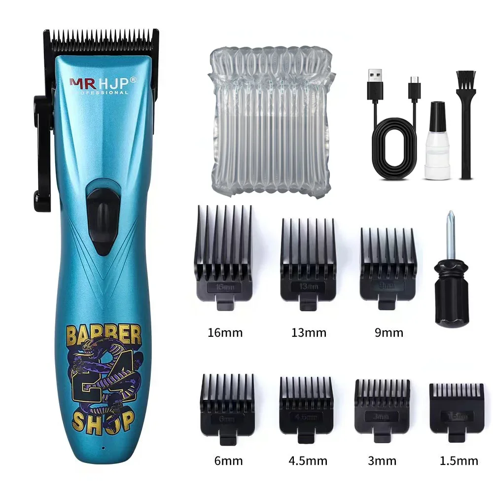 D9- gravur-ölkopf-haarschneider, spezial-friseursalonklinge aus dlc-beschichtetem kohlenstoffstahl, 7000 u/min elektrischer haartrimmer