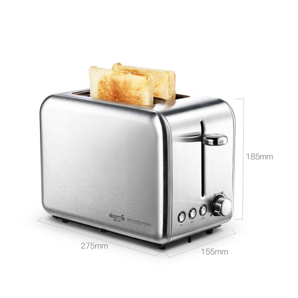 Xiaomi deerma brødbagemaskine elektrisk brødrister husholdningsautomatisk morgenmad toast sandwich maker genopvarm køkken grill ovn