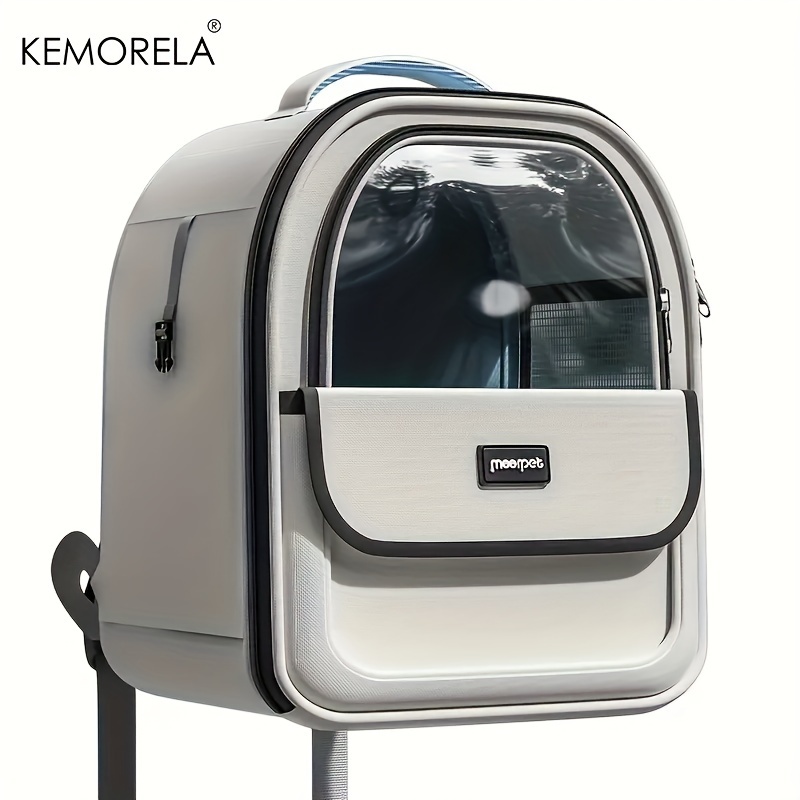 KEMORELA-mochila para mascotas para gatos y perros, cápsula transparente grande para exteriores, bolsa de transporte transpirable, suministros para mascotas