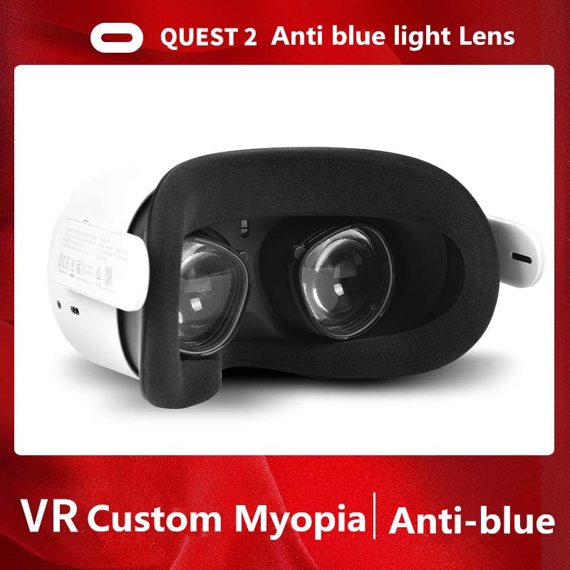 For Oculus Quest 2 Myopia Lens Magnetic Eyeglass Anti Blue Glasses Frame Quick Disassemble Protection VR Prescription Lenses