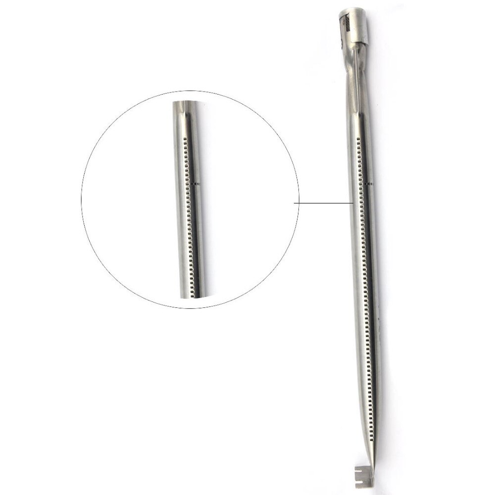 BBQ Parts 10361 Gas Grill Replacement 16.8 Inch Straight Stainless Steel Burner For Charmglow, Nexgrill 4pack