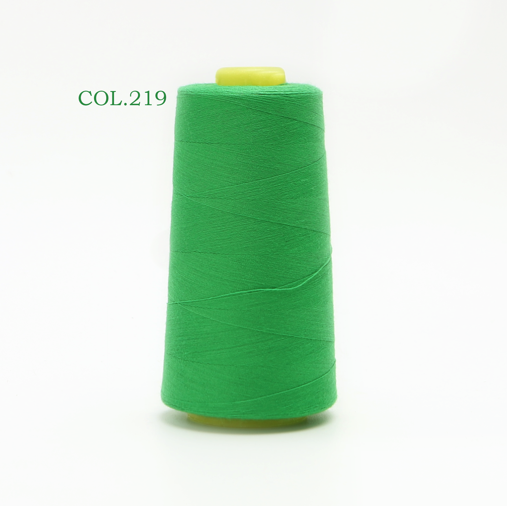 Hilo de coser de poliéster resistente y duradero, 40S/2, 2750 yardas, billete 120, máquina de vestido de camisa para el hogar, costura en 30 colores disponibles: Blanco