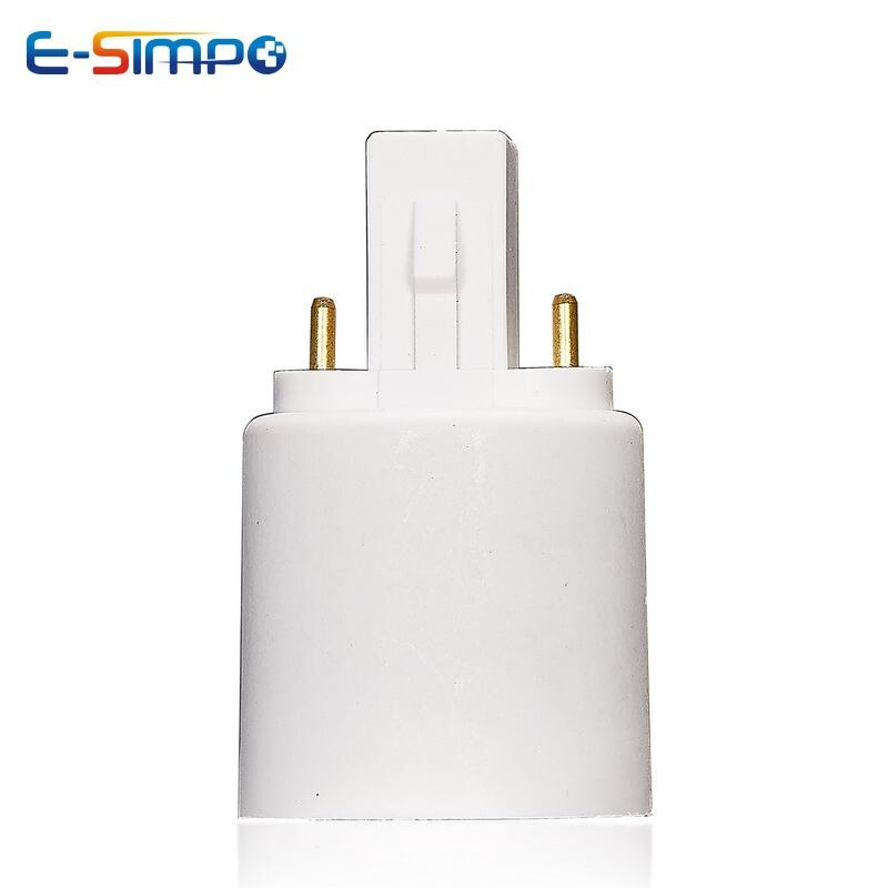 Adaptador de enchufe de luz G23 a E27 soporte de lámpara, convertidor de Base, enchufe de extensión de bombilla LED