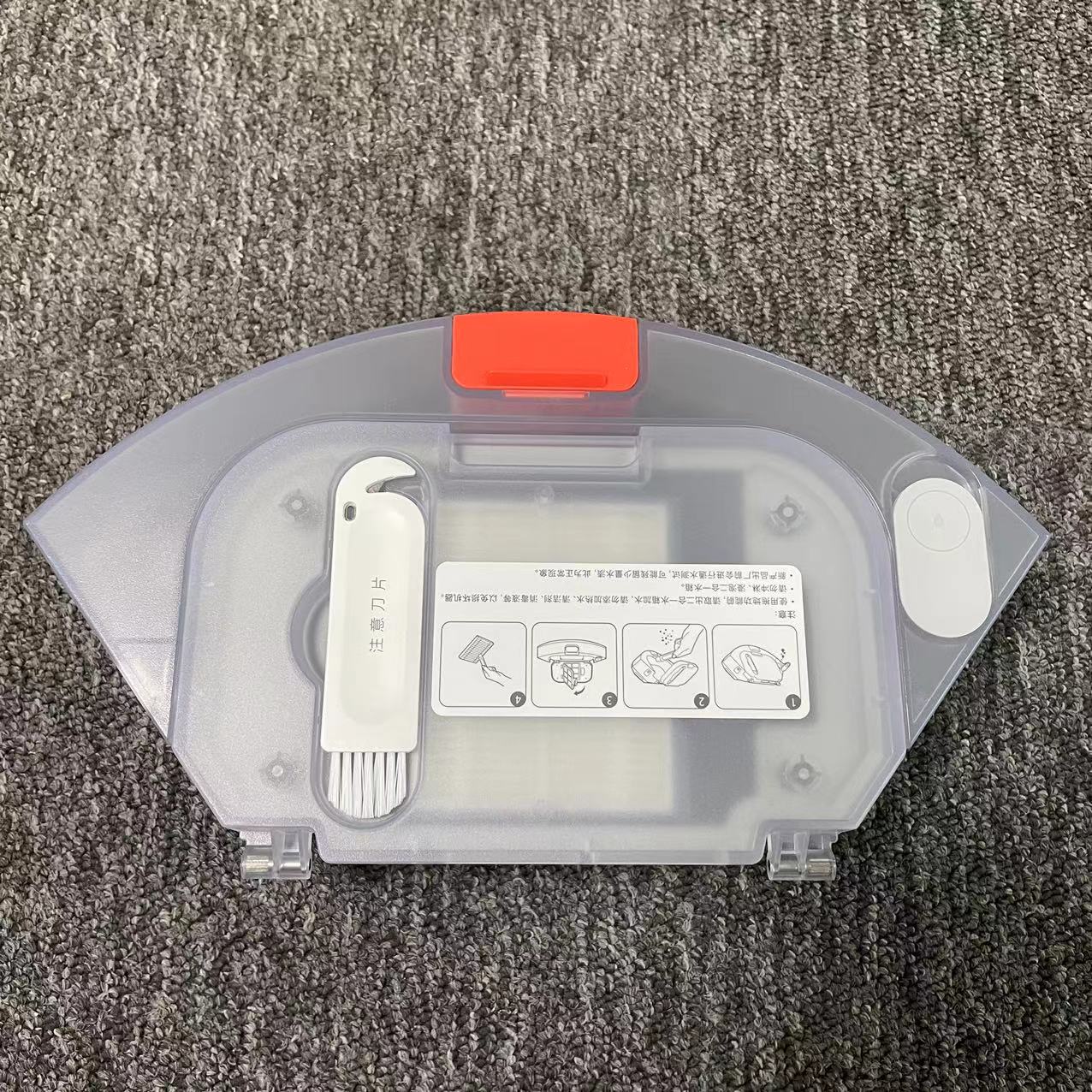 Original 2 in 1 Water Tank Dust Box For Xiaomi Mijia E10 E12 B112 Robot Vacuum Cleaner Spare Parts Hepa Filter Accessories: Default Title