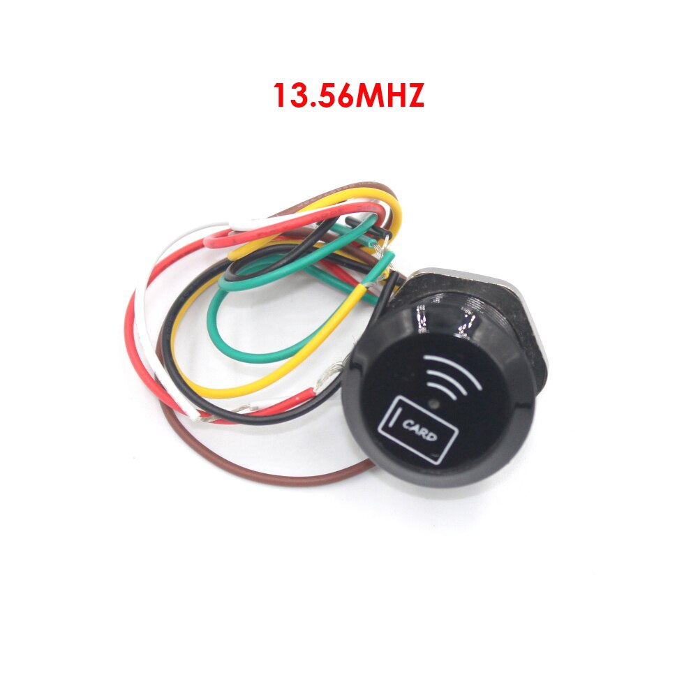 Ip65 Waterproof 125Khz 13.56Mhz Reading Head 9-15V RFID Proximity Reader Access Control System Wiegand 26 34: Dark Grey