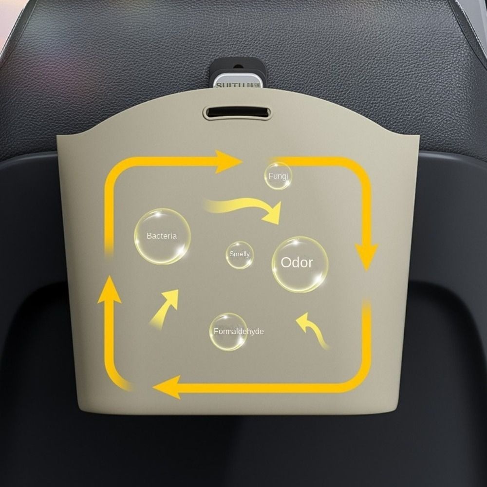 Portable Silicone Car Trash Can Dustbin Vehicle Storage Hanging Waste Bin Foldable Waterproof Space Saving Organizers Home