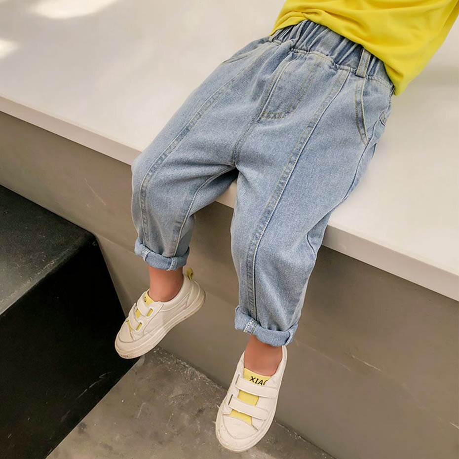 Jeans For Girl Patchwork Baby Girl Jeans Casual Style Children's Jeans For Girl Toddler Clothes For Girls 0 to 6 Year