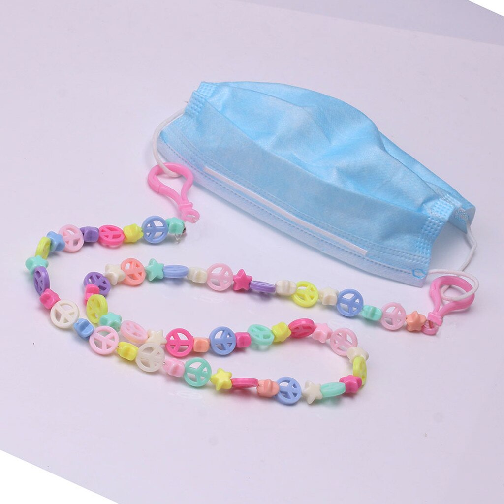 Kinderen Ketting 1/5Pcs Sujeta Mascarillas Masker Lanyard Anti-Verloren Touw Metalen Lanyard Verstelbare Masker Houder Handig touw