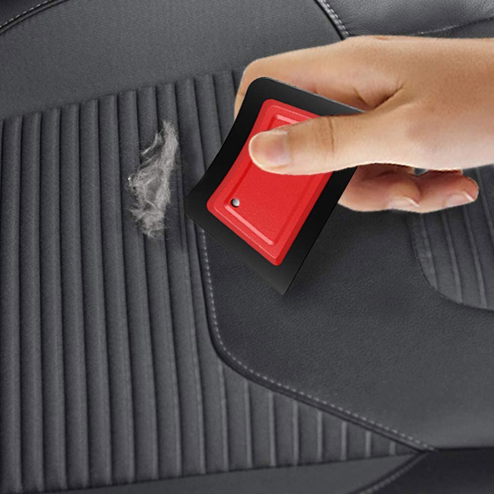 Silicone Pet Hair Remover Dog Cat Hair Removal Device Sofa Car Clothes Detail Scraper Damage-Free Fabric Pet Hair Brush Remover