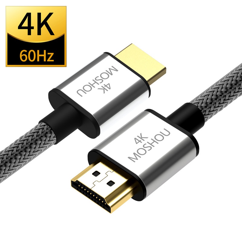 Hdmi 4K 2.0b 2.0 Kabels Moshou 4K @ 60Hz Hdr Arc 2160P Ethernet Video Male Naar Male voor Apple Tv PS4 Projector Versterker