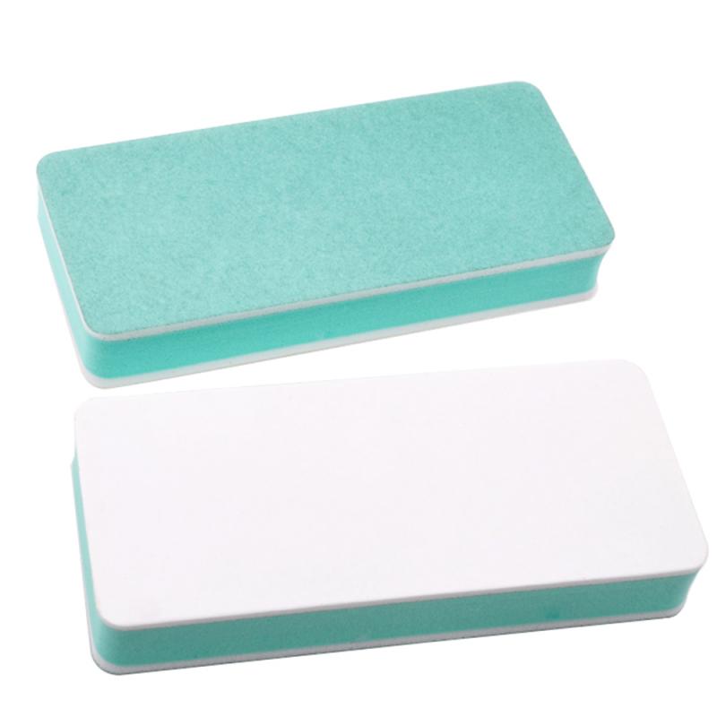 Conjunto profissional de polimento, bloco de lixa de unha colorido, tampão de bloco de polimento profissional, esponja de manicure para ajuste, ferramentas para arte em unhas, unissex com 10 peças