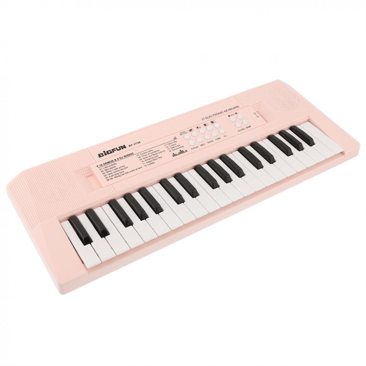 37 Keys Electronic Keyboard Piano Digital Music Key Board with Microphone Children Musical Enlightenment