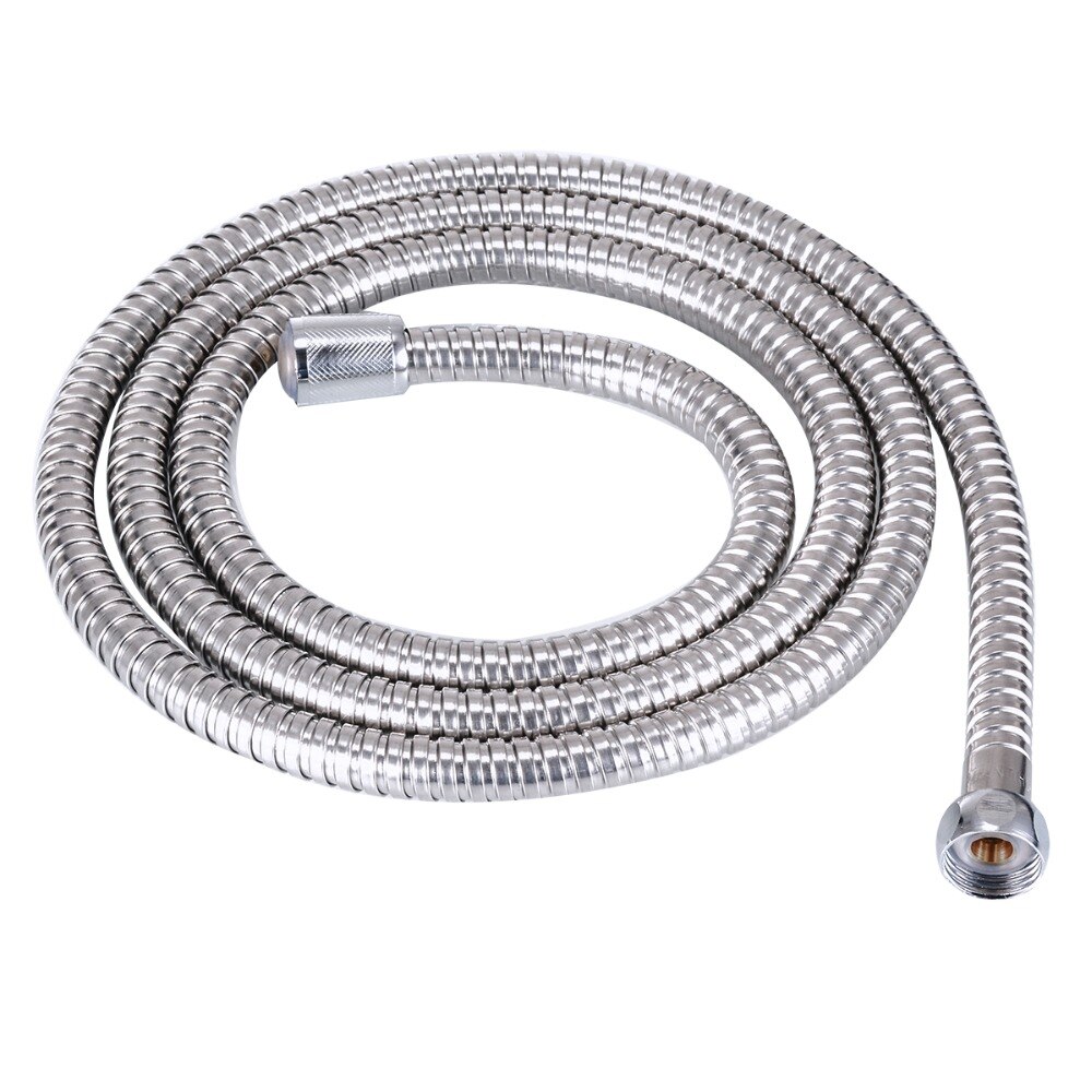 2m Rvs Flexibele Chrome Douche Slang Badkamer Heater Water Hoofd Pijp Voor Bad Accessoires