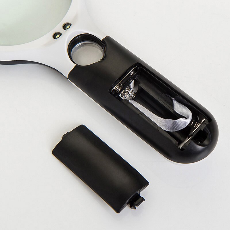 30 X 12 LED Lights High Magnification Magnifying Glass Double Lens Upgraded Magnifier Lamp Making Handicrafts Magnifying Glass