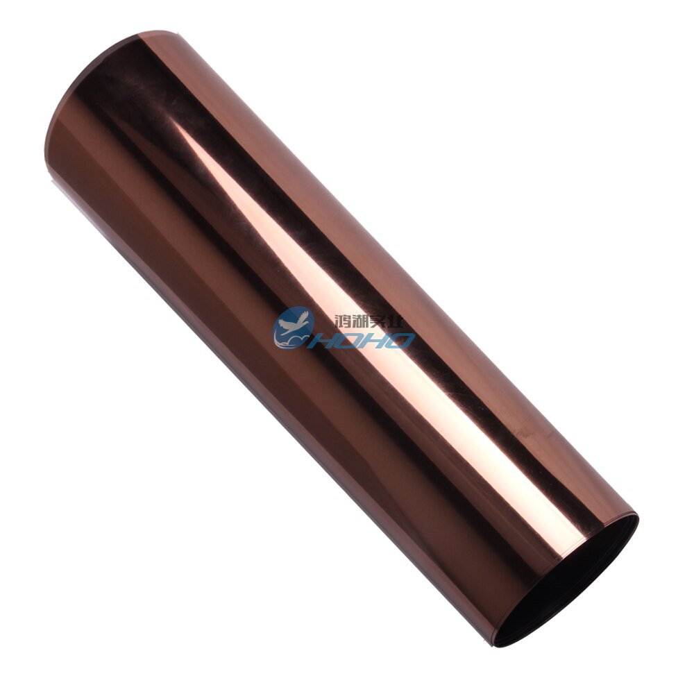 0.9x5m Brown&Silver One Way Mirror Effect Privacy Film UV Proof Solar Tint Film Heat Rejection Self Adhesive Sticker Foils